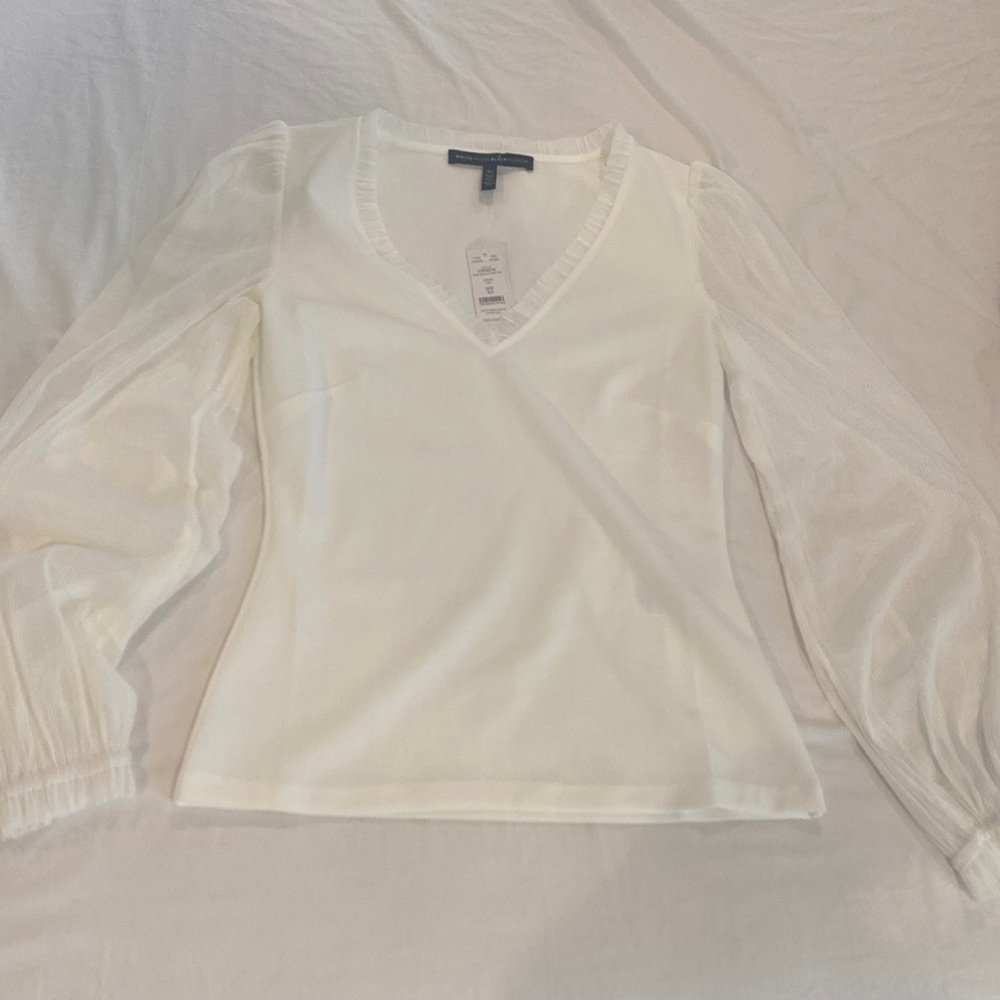 White House Black Market long sleeve blouse